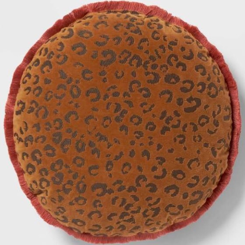 NWOT Target cheetah print pillow